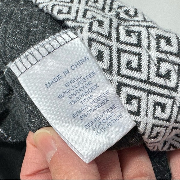 Tyler Boe Greek Key Graphite Kim Dress A Line Pockets - Picture 4 of 7